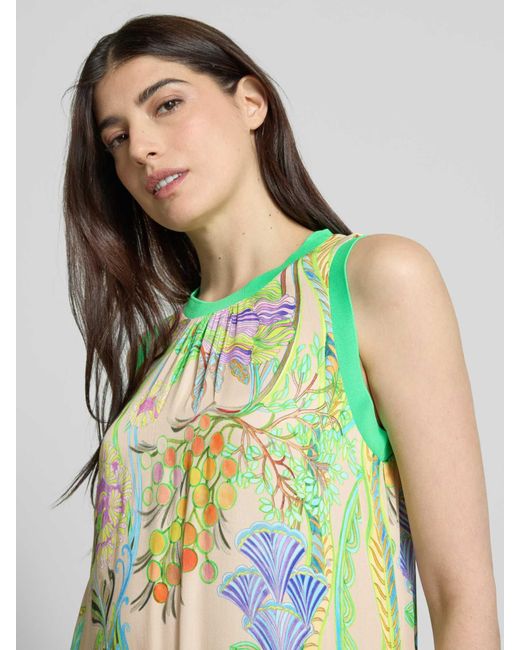 Emily Van Den Bergh Maxi-jurk Met Ronde Hals in het Green