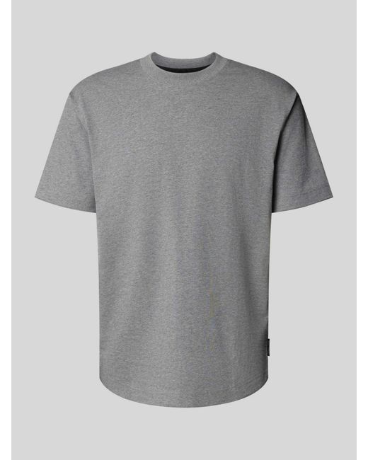 Marc O' Polo Regular Fit T-Shirt Van Puur Katoen in het Gray voor heren