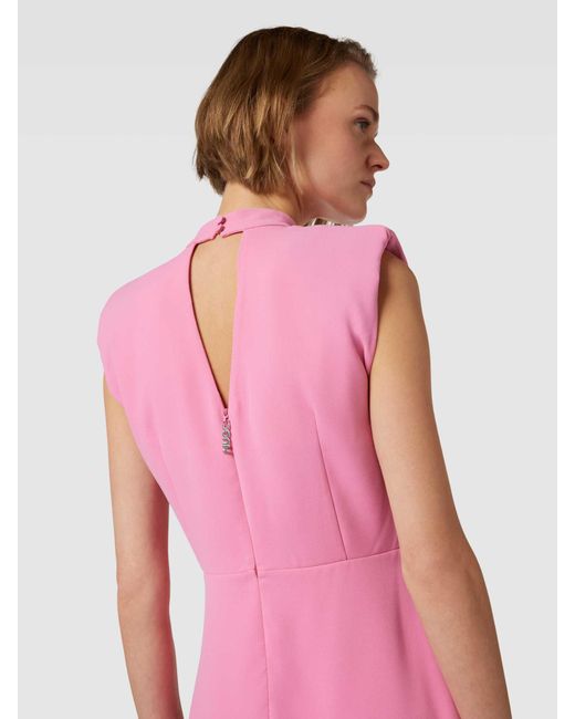 HUGO Mini-jurk Met Ronde Hals in het Pink