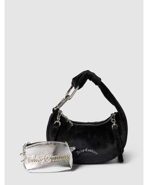 Juicy Couture Black Handtasche mit Label-Detail Modell 'BLOSSOM'