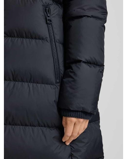 Marc O' Polo Blue Regular Fit Daunenmantel mit Kapuze