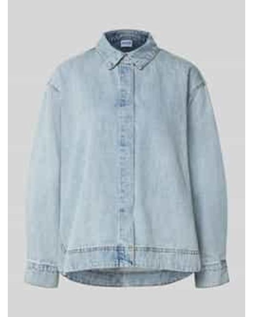 Pieces Spijkerblouses in het Blue