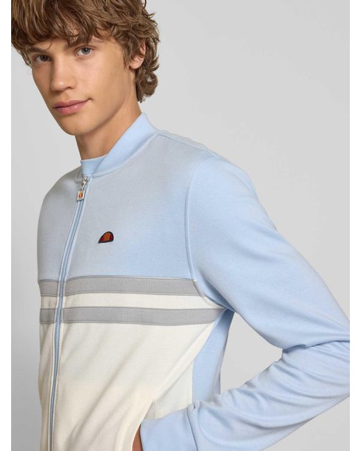 Ellesse Sweatjack Met Logobadge, Model 'Risani' in het Blue voor heren