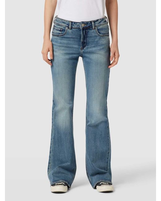 Silver Jeans Co. Flared Cut Jeans im 5-Pocket-Design Modell 'Be Low' in Blue für Herren