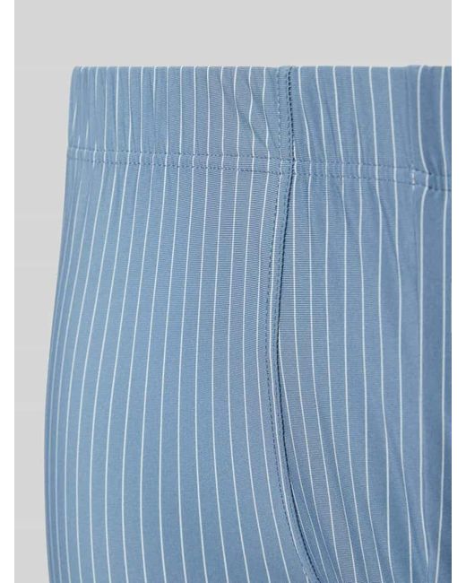 Schiesser Trunks mit elastischem Bund in Blue für Herren