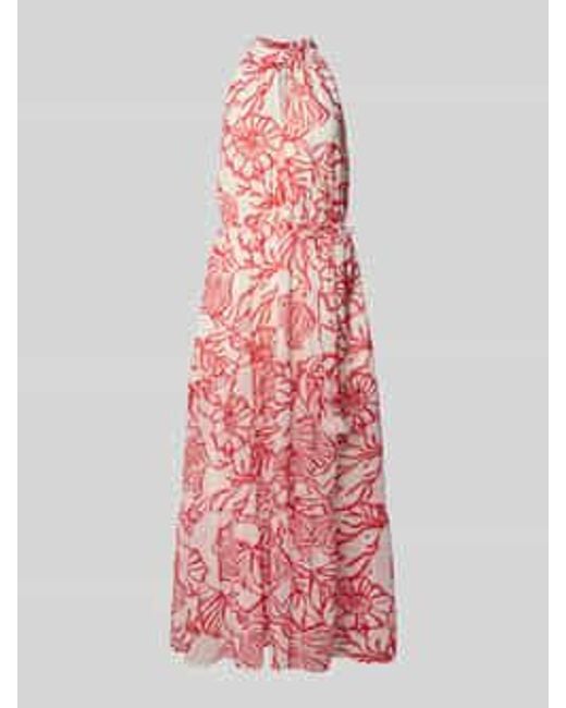 Ouí Maxi-jurk Met Strikceintuur in het Pink