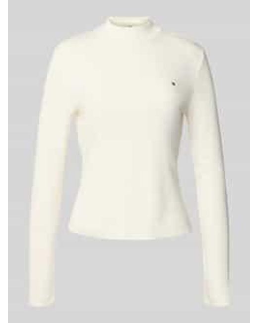 Tommy Hilfiger Slim Fit Shirt Met Lange Mouwen Van Puur Katoen in het White