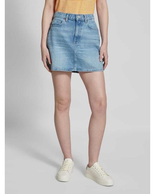 ARMEDANGELS Blue Jeansrock Im 5-Pocket-Design Modell 'Aacumeri'