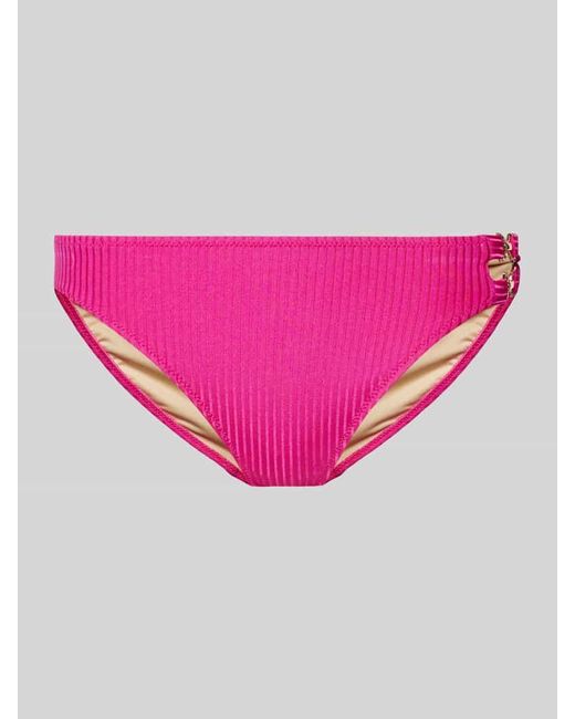 Marie Jo Pink Bikini-Hose mit Strukturmuster Modell 'EMLY'