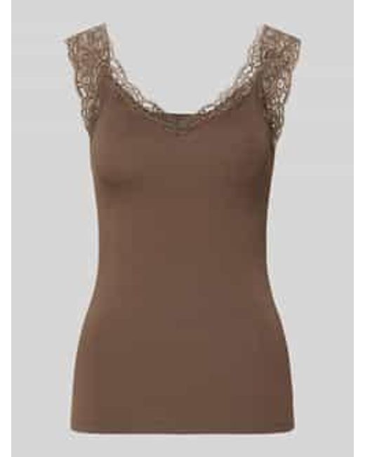 Pieces Tanktops in het Brown