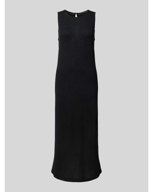 Opus Midi-jurk Met Structuurmotief in het Black