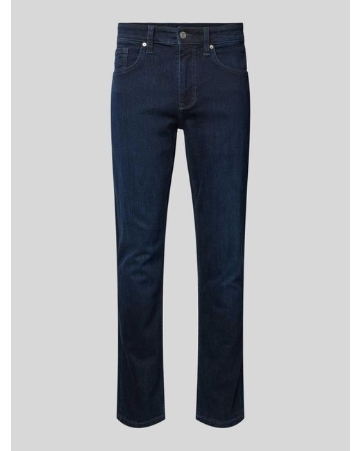 S.oliver Slim Fit Jeans im 5-Pocket-Design Modell 'NELIO' in Blue für Herren