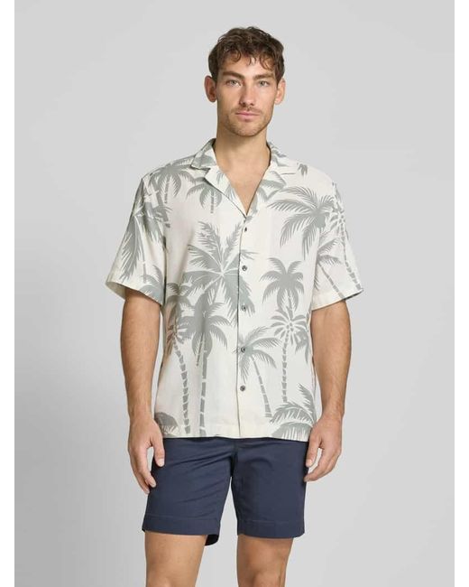 Strellson Regular Fit Freizeithemd mit Reverskragen Modell 'Cliro' in White für Herren