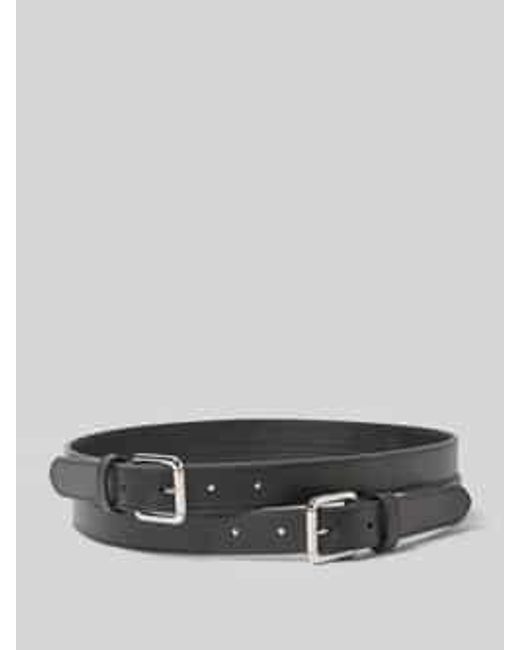 Ralph Lauren Leren Riem Met Doornsluiting in het Gray