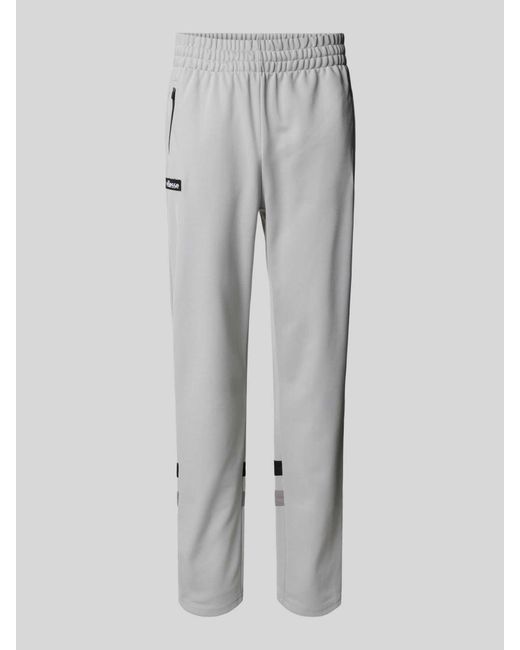 Ellesse Regular Fit Trackpants Met Labelbadge, Model 'Palminteri' in het Gray voor heren