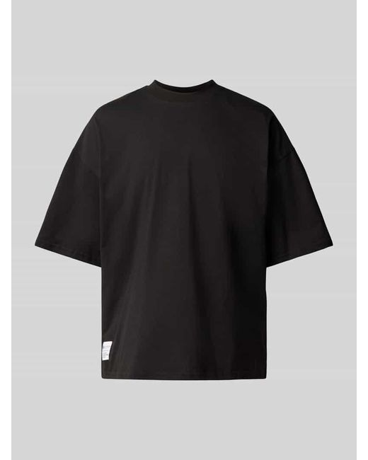 Alpha Industries T-Shirt mit Label-Patch Modell 'LOGO' in Black für Herren