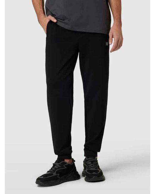 HUGO Sweatpants mit Tunnelzug Modell 'Dimacs' in Black für Herren
