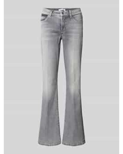 Cambio Flared Jeans Met 5-Pocketmodel, Model 'Paris' in het Gray
