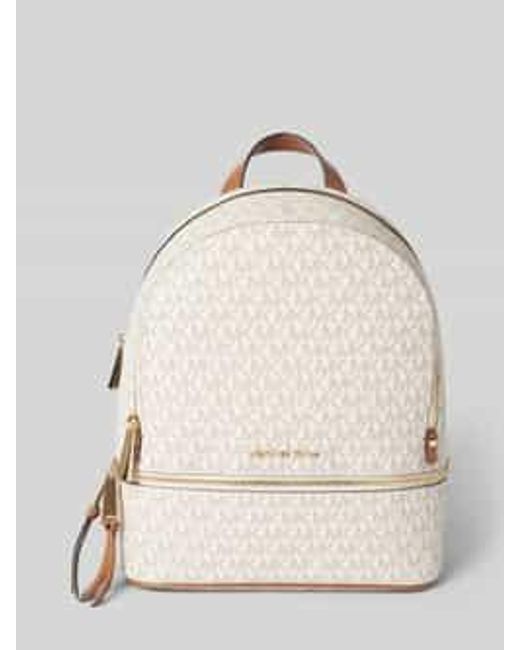 MICHAEL Michael Kors Rugzak Met Labelapplicatie in het Natural