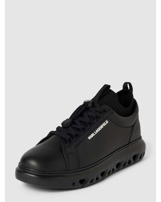 Karl Lagerfeld Sneakers Met Labelapplicatie in het Black voor heren