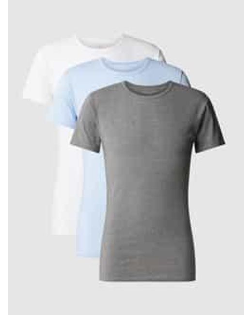 Tommy Hilfiger T-Shirt Met Ronde Hals in het Gray voor heren