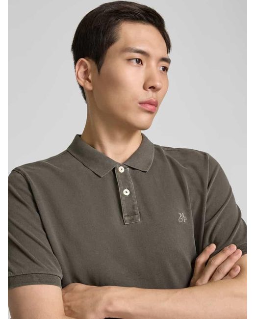 Marc O' Polo Regular Fit Poloshirt aus reiner Baumwolle in Green für Herren