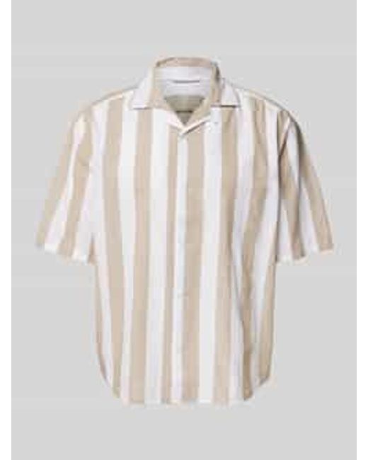 Only & Sons Relaxed Fit Vrijetijdsoverhemd Met Resortkraag in het White voor heren