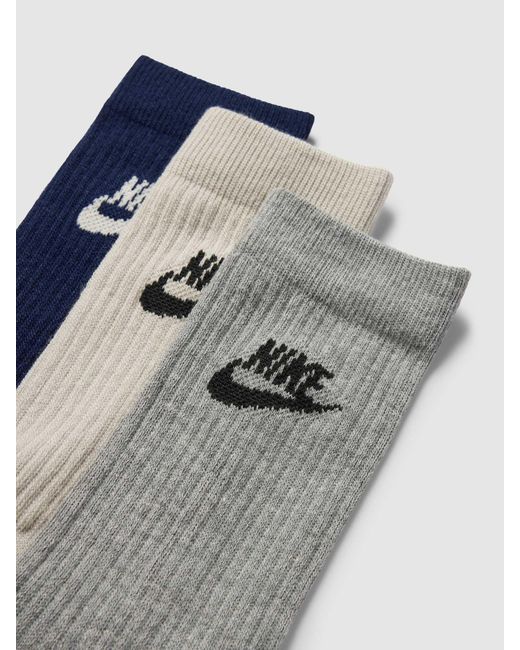 Nike Sokken Met Labelprint in het Blue