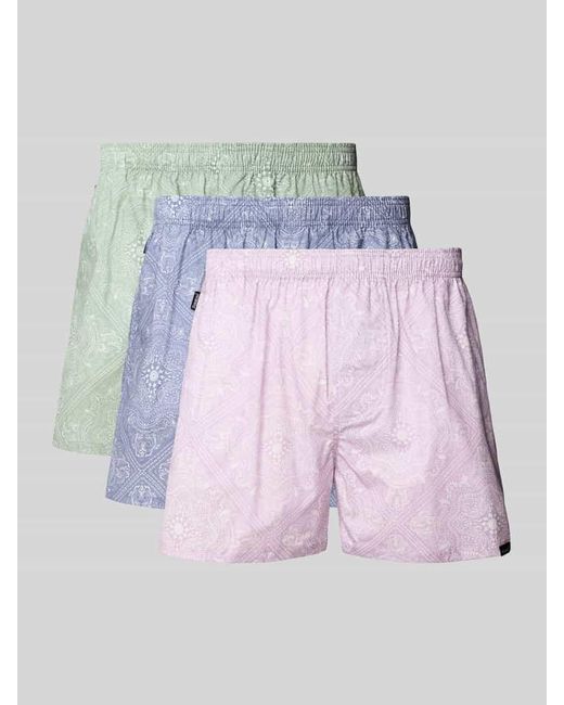 Pockies Boxershorts mit Label-Detail im 3er-Pack in Pink für Herren
