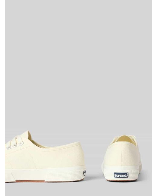 Superga Natural Sneaker mit Label-Detail Modell '2750 COTU CLASSIC'