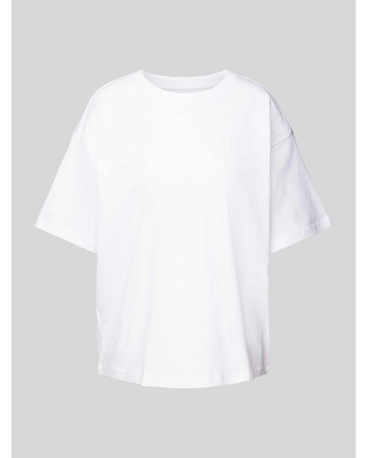 Jake*s White T-Shirt mit Rundhalsausschnitt