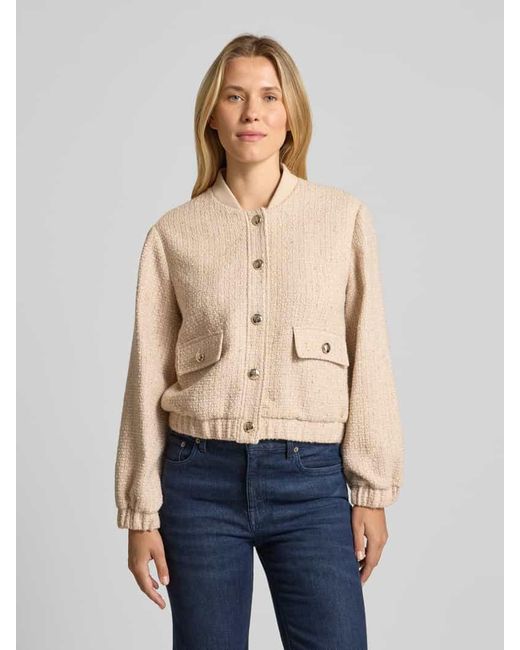 Joop! Natural Jacke mit Stehkragen und Knopfleiste Modell 'JEWEL'