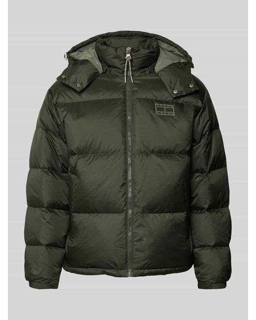 Tommy Hilfiger Regular Fit Steppjacke mit Daunen-Feder-Füllung Modell 'ALASKA' in Green für Herren