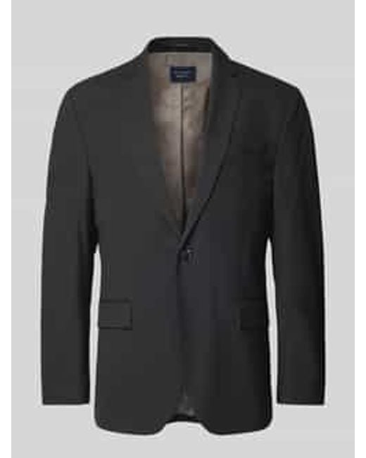 Christian Berg Men 2-knoops Colbert Met Reverskraag in het Black voor heren