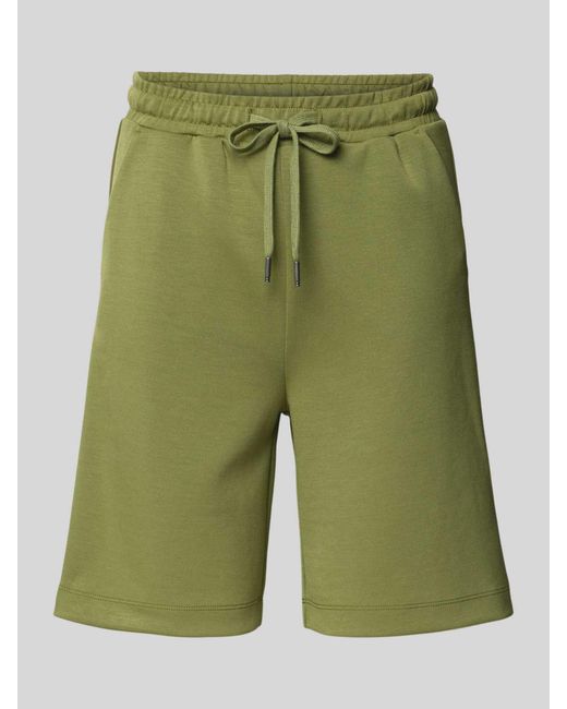 Soya Concept Sweatshorts Met Elastische Band, Model 'Banu' in het Green