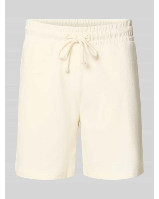 Gant Relaxed Fit Sweatshorts aus reiner Baumwolle mit Tunnelzug in Natural für Herren