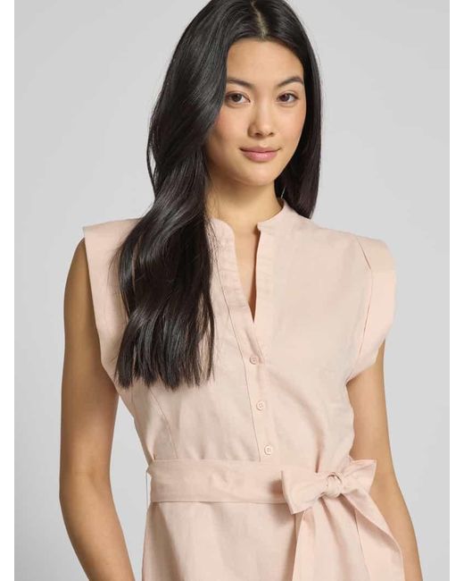 ARMANI EXCHANGE Natural Minikleid Mit Bindegürtel