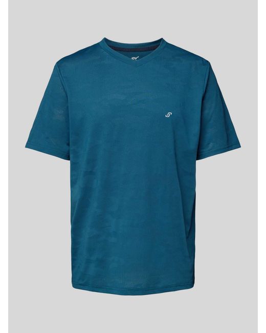 J.o.y. T-shirt Met Labelprint in het Blue voor heren