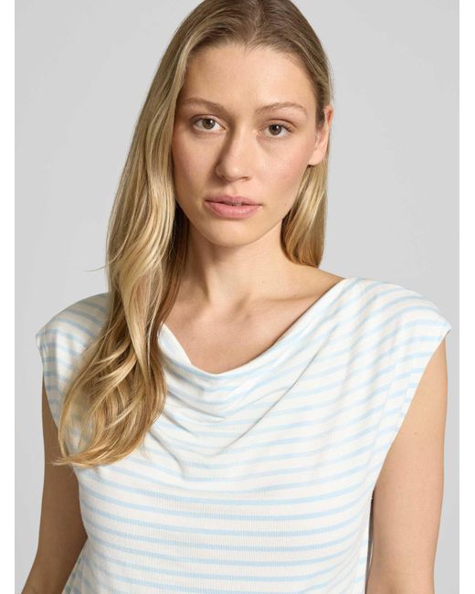 S.oliver Loose Fit T-Shirt Van Viscosemix in het White