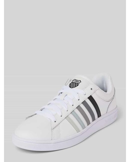 K-swiss Sneaker mit Label-Stitching Modell 'Court Winston' in White für Herren