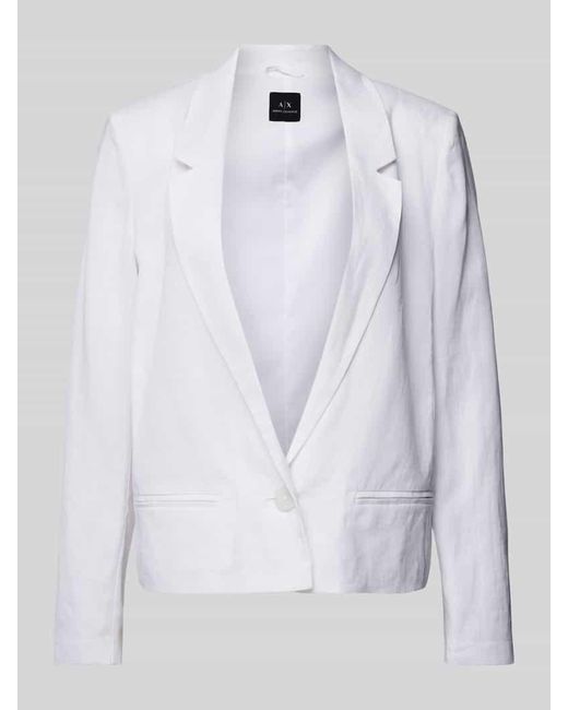 Armani Exchange Blazer mit Reverskragen in White für Herren