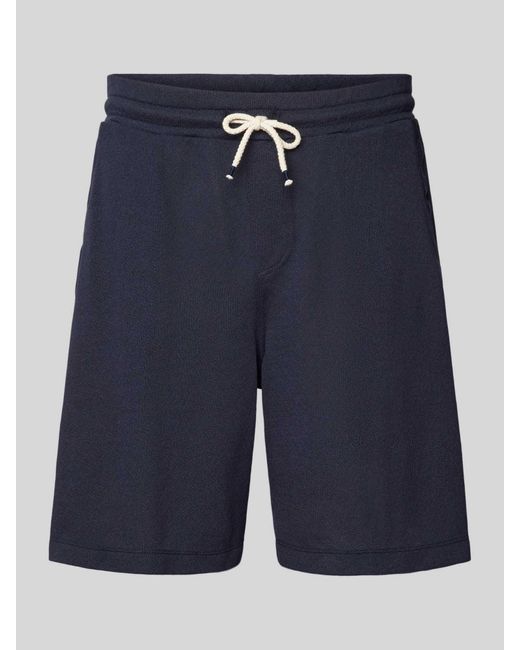 Gabba Regular Fit Shorts mit Streifenmuster Modell 'Fede Win' in Blue für Herren