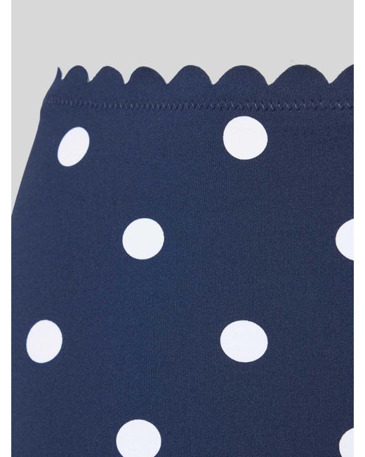 Lascana Blue High Waist Bikini-Hose mit Allover-Muster Modell 'Jada'