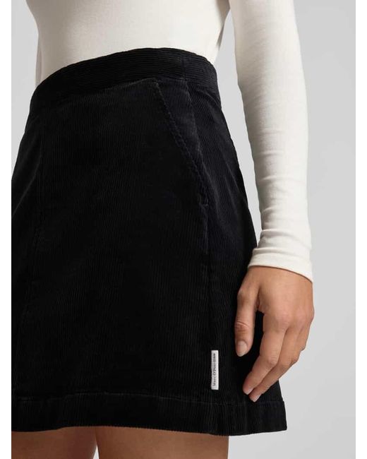 Marc O' Polo Black Regular Fit Mini-Rock aus Baumwoll-Mix