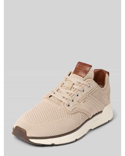 Gant Sneaker mit Label-Details Modell 'Beeker' in Natural für Herren