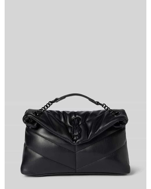 Steve Madden Black Crossbody Bag mit Logo-Applikation Modell 'Belz'
