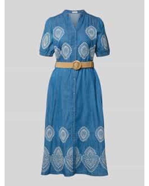 MORE&MORE Casual Jurken in het Blue