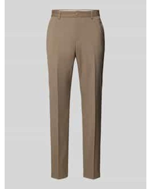 S.oliver Regular Fit Pantalon Met Gestileerde Achterzakken in het Natural voor heren