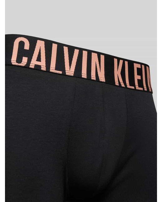 Calvin Klein Trunks mit elastischem Bund im 3er-Pack in Black für Herren