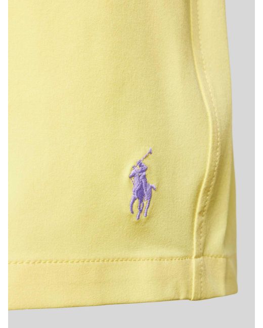 Polo Ralph Lauren Zwembroek Met Logostitching in het Yellow voor heren